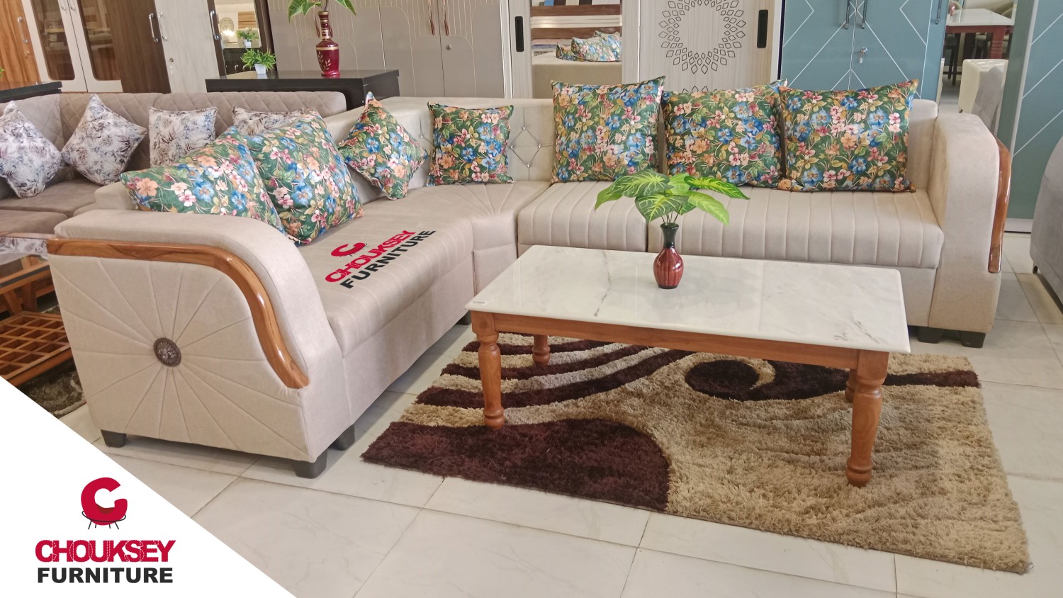 L-Shape Sofa Sun Design Side