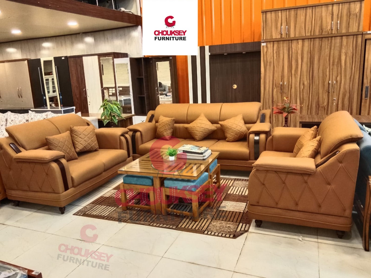 L-Shape Sofa-Heavy Hand